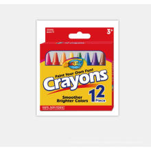 Good Reputation Kids Art 12Colours wax types of crayons
